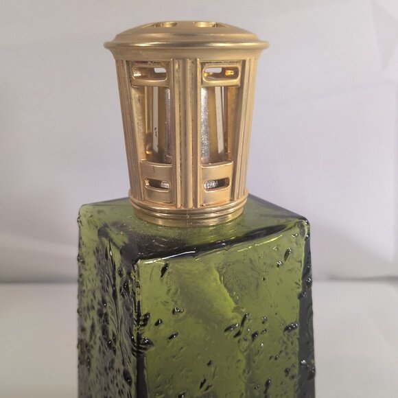Lampe Berger Fragrance Oil Lamp Ottoman Emerald Green Gold Embossed DISCONTINUED - Picture 7 of 11